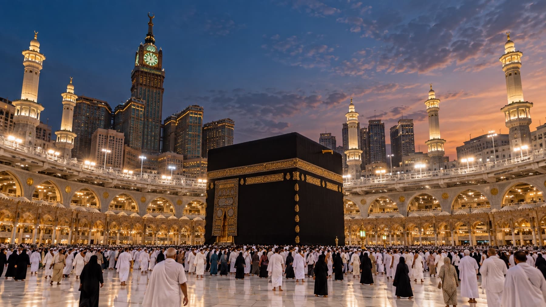 The Kaaba at Masjid al-Haram
